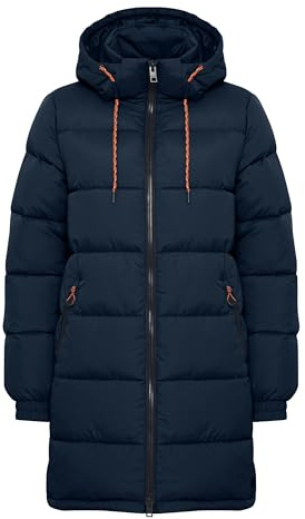 OXMO OXJody Damen Steppmantel Wintermantel, 38, Total Eclipse (194010)