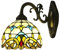 SOPERIT Wandlampe Lampe E27 viktorianischen Tiffany Stil Wandleuchte Innenbeleuchtung Retro Lampenschirm Kuppel Wandleuchte Handwerk Wohnzimmer Beleuchtung Schlafzimmer Beleuchtung