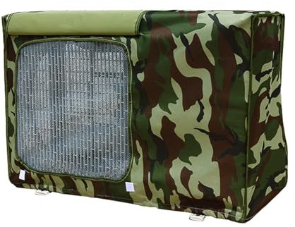 XRRJFYH Cubre Aire Acondicionado Exterior Protector Aire Acondicionado Exterior Funda Aire Acondicionado Exterior, Protección Impermeable y Solar (Color : Camouflage-a, Size : 96x40x70cm)