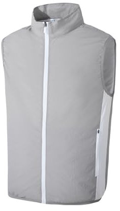 wueiooskj Chaleco de hielo para hombres, ropa con aire acondicionado, refrigeración anticalor, ropa con aire acondicionado, ropa refrescante, refrigeración de verano, gris, SG