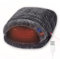 comfheat Beheizter Fußwärmer mit Vibrationsmassage, USB-betriebener Fußwärmer für Plantar Fasciitis, mit 3 Wärmestufen, weiches Plüsch-Fußheizkissen zur Schmerzlinderung für Männer und Frauen
