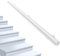 Barandilla de escalera de madera maciza blanca de 30 cm a 450 cm - Kit completo | Barandilla para escaleras 30 cm/80 cm/120 cm/240 cm/300 cm balaustre de escalera pasamanos fuertes reposabrazos(150cm)