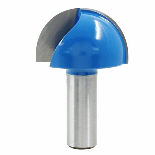 Bivethoi Runder Hohlkehl-Fräser-Bit, 3,8 cm, Schnittdurchmesser, 1,27 cm Schaft, für Tischler, Holzbearbeitung