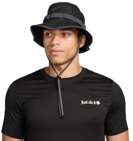 Nike Apex Dri-Fit Bucket Hat, Black/Anthracite/Anthracite/Anthracite, HJ3683-010, L