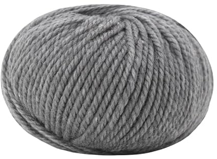 Yak Wool Yarn - 6 Rollen weiches & warmes, mitteldickes Handstrickgarn für Schals, Mützen, Pullover, 50g Knäuel DK Crochet Yarn (16)