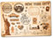 A5 Sticker Sheet New York City Vinyl Stickers - NYC USA Landmarks Retro Vintage Airport City Flag Travel Holiday Country Aesthetic #82842