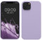 kwmobile Handyhülle für iPhone 14 Hülle, für iPhone 14 Case - Hülle Silikon - kabelloses Laden - Lavendel