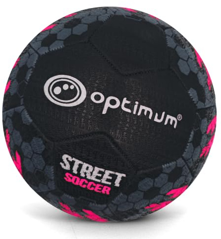Optimum All-Surface Street Football for Concrete, Cage, Grass & Astroturf