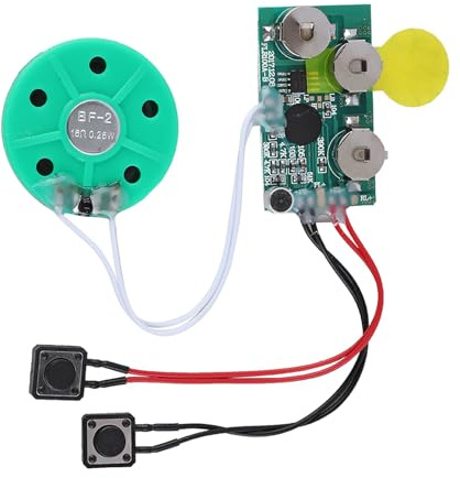 Bonbela DIY -Grußkarte Chip 4 Minuten Rekord -Sprach Sound Chip Sprachgrußkarte für den Urlaub