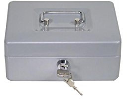 ALCO-Albert 840-29 Geldkassette, 152 x 119 x 76 mm, grau