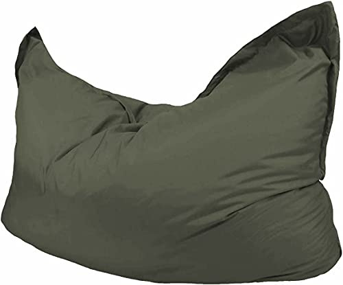 Beautiful Beanbags - Large Kids Big Brother Beanbag Chair - Olive | Water-Resistant, Ready-Filled Bean Bag for Indoor or Outdoor Use