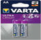 Varta lot de 10 blisters de 2 Piles Lithium AA LR6 Mignon Professional de lithium