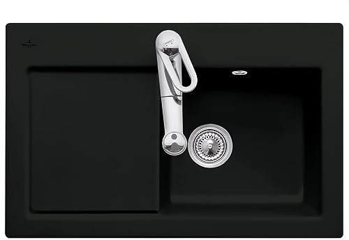 Villeroy & Boch VB-6714 01 S5 SUBWAY 45 Spülbecken, Black