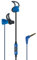 Vivanco SPX 60 In-Ear Sport-Kopfhörer mit Mikrofon, Headset, Ohrhörer für Smartphone, Handy, MP3-Player, IXP4 spritzwassergeschützt, mit Fernbedienung und 3,5 mm Winkelstecker schwarz blau