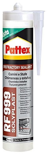 Silicone refrattario alta temperatura 1000° nero 300ml - Confezione da 12 pezzi