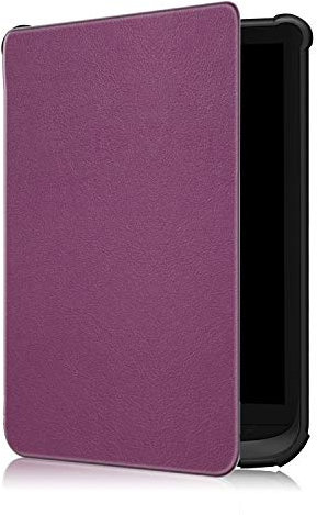 Fmway PU Leder Flip Cover Hülle Case Tasche für Pocketbook Touch Lux 5/Touch Lux 4/Touch HD 3/Basic 4/Basic lux 3/Basic Lux 2/Colour mit Auto Schlaf/Wach Funktion