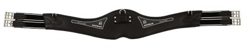 Acavallo Gurt Anatomic PVC + Gel, Farbe:schwarz, Länge:130