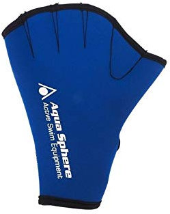 Aqua Sphere Schwimmhandschuhe – Aquafitness Gr. S, blau