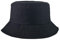Deolven Fischerhüte,Fischer Hut Baumwolle & Polyester Becken Kappe Fischerhut Bucket Hat Sonnenhut Fishermütze für Kinder Junge Madchen Unisex Camping Wandern Angeln Jagd 56-58CM Schwarz