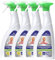 4x Mr. Proper Desinfizierender Fettlöser 2 in 1 750ml Sprühflasche Meister Proper Professional