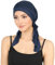 Deresina Headwear Vorgebundenes Bandana (Juwelenbesetzte Denim)