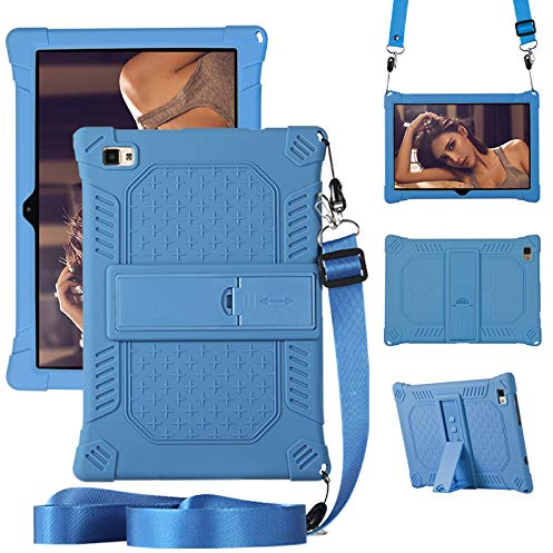 Hülle für Dragon Touch Notepad 102, Leicht Silikon Weich Kindgerechte Hülle mit Standfunktion für Dragon Touch Notepad 102, Dunkel Blau