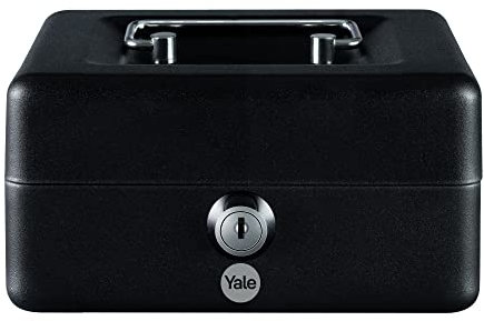 Yale Cassetta di sicurezza portavalori YCB/060/BB2 nera, dimensione grande