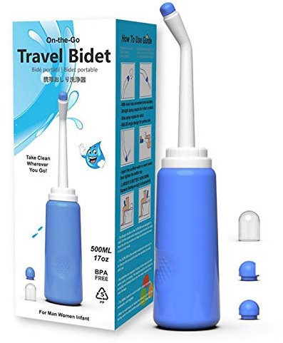 Bidet portable pour hygiène personnelle - 500 ml