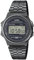 Casio Unisex Quartz Armbanduhr, 38.80mm GehäusegröÃŸe mit schwarz digital Zifferblatt und Silber Metallarmband Armband A171WEGG-1AEF