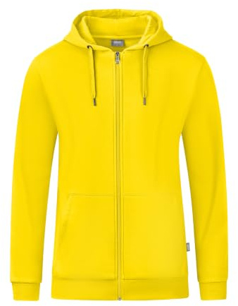 JAKO Organic Kapuzenjacke gelb, M Herren