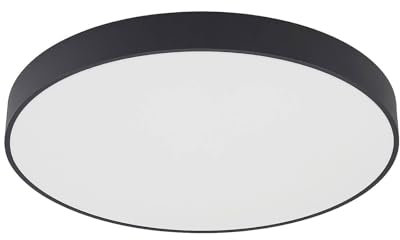 Arcchio LED Deckenleuchte Vanida (Modern) in Schwarz aus Aluminium (1 flammig,) - Lampe Deckenlampe Küchenleuchte