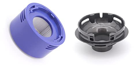 DingGreat Motor Rear Cover & Post Motor Filter Replacement for Dyson V7 V8 Cordless Stick Vacuum Cleaners, with 1 Cleaning Brush