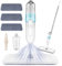 Sprühwischer Bodenwischer, Wischer mit Sprühfunktion mit 3 Wisch Pads und 500 ml Wassertank, Spray Mop für Fliesen, Laminat, Marmor
