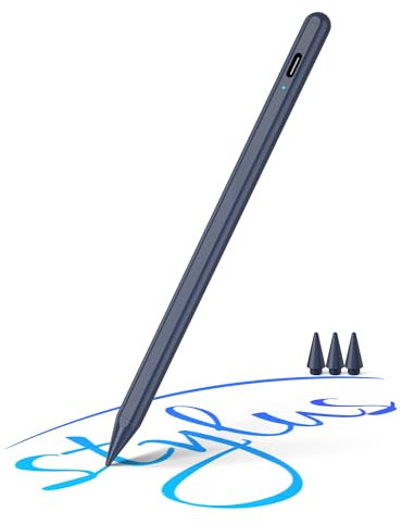 Stift für iPad Apple Pencil USB C, Stylus Pen für iPad 10./9/8/7/6./Pro 12''/12,9''/11/Mini 6/5. /Air 13/11/6/5/4/3., Präzise Kontrolle, Magnetische