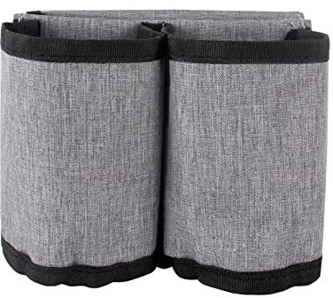 AYNKH Travel Cup Holder, Hands-Free Drinks Carrier Passport Holder Essential Luggage Accessories Fits Roll on Suitcase Handles for Travelers, Tourist, Flight Attendants