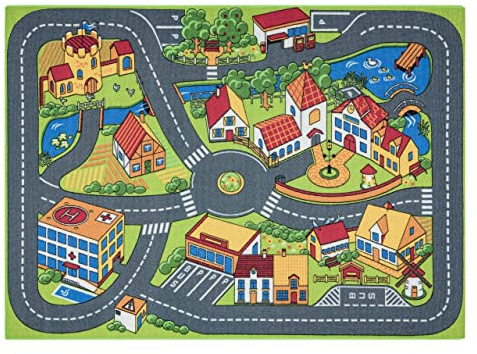 rugsx Teppich Rebel Ro - Moderner Kurzflor Teppich in grau, pflegeleicht, Öko-Tex Zertifiziert, Anti-Rutsch 95x133 cm