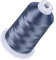 Simthread 40 WT Stickgarn, 100 % Polyester, 170 + lebendige Farben, CPSC-zertifiziert, High-Speed (1000 SPM), kompatibel mit Brother, Singer, Janome und mehr, Graublau S061