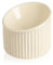 Sweejar Home Ceramic Raised Cat Bowl, Elevated Cat Food Bowl, Tilted Shallow Cat Feeding Bowls, Protect the Spine, Avoid Curling Up to Eat and Vomiting, Stress Free, 350ml(Beige)