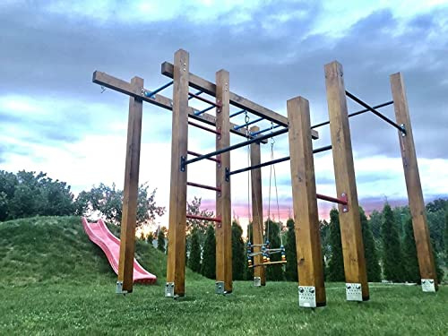 TURNSTANGE RECKSTANGE 40-180 cm KLETTERSTANGE KLIMMZUGSTANGE - BLAU, GRÜN ODER SCHWARZ (100 cm, Schwarz)