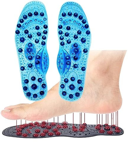 Inicio Accesorios Plantillas Plantillas de soporte for zapatos Plantillas de acupresión por infrarrojos lejanos TourmaRelax TitanVein, plantillas ortopédicas esculpidas de turmalina Reducefast, planti