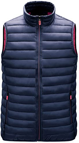 Generisch Herrenwesten Sportlich Elegant, Outdoor Wasserdichte Softshell Ärmellose Jacke Mit Reißverschluss Taschen Lederweste Herren Cord Wander-& Westen Für Gaastra (4XL, Dunkelblau)