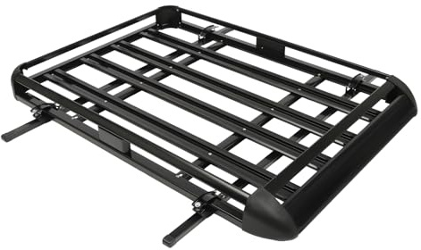 Aluminium Dachkorb, 160x100 cm Auto Dachträger, Dach Gepäckkorb, Dachgepäckträger Aus Aluminium Schwarz, Max 150kg, für SUV