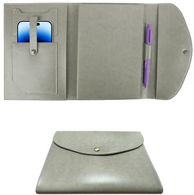 bssmmai Buchhülle A5 im edlen Design von, Leder (PU) Notebook Schutzhülle Inklusive einem PU-Notebook in der Gleichen Farbe, Buchumschlag Für DIN A5 Bücher Geeignet Passend Executive