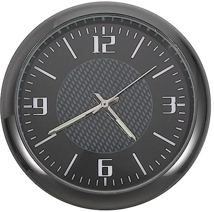 TOPPERFUN 1Stk Auto Uhr Autouhr für Armaturenbrett Digitaluhr digitaler Strich Auto-Dash-Uhren Uhr für LKW-Armaturenbrett Stock selbstklebende Uhr Quarzuhr Miniatur Anschauen Auto-Stick Glas