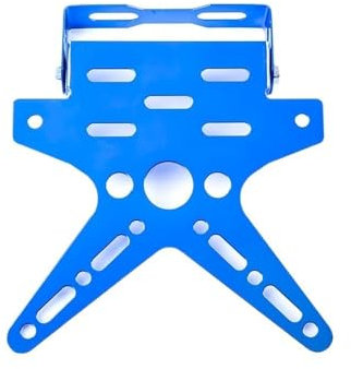 Motorrad Kennzeichenhalter Universalteile Aluminiumlegierung Angepasst Klappbarer Elektrischer Nummernschildhalter Rahmenlose Motorrad-Kennzeichenhalterhalterung