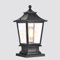 Lampadaire Stigma E27 de style industriel vintage IP65 étanche en métal aluminium pour villa, jardin, clôture, porte, lampadaire de rue de 17,8 cm