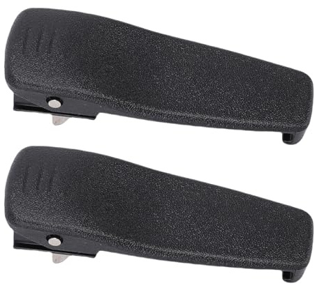 Jectse Radiogürtelclip, Ersatz Zwei Wege Radio -Taillenclip Holster Brustclip für DP1400 DEP450 PR400 CP200 CP200D CP200XLS für Walkie Talkie Clip Law Enforcement Accessoires (2-Pack)