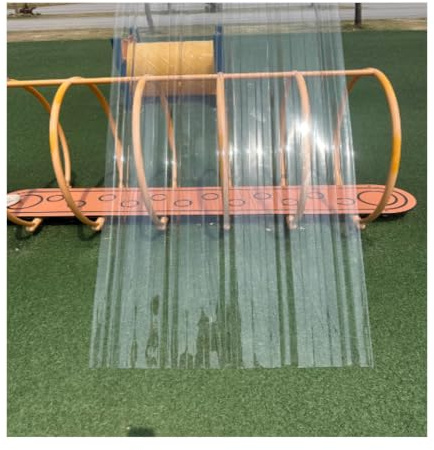 LINGDSWULING Chapa Ondulada Policarbonato Transparente Resistente Fuego Ignífugo Placas Techo Excelente Aislamiento Acústico para Invernadero Planta de Exterior