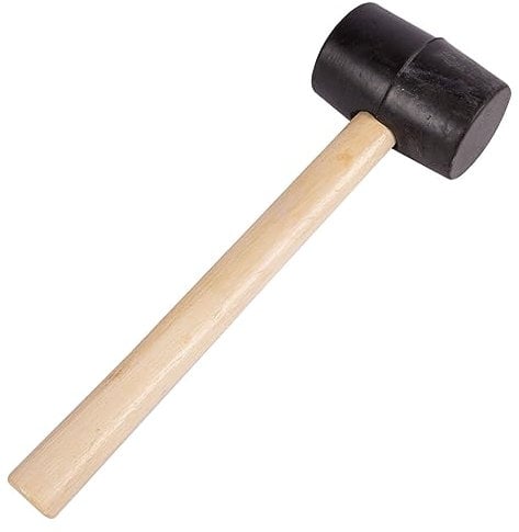 Blackspur HM207 Gummihammer mit Holzschaft