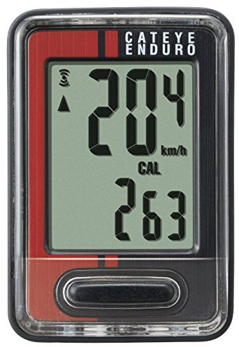 CATEYE Fahrradcomputer Enduro CC-ED400 schwarz/rot